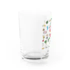 いそがしくてもメシのたべものふれんず Water Glass :left