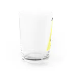 Panda factoryのUFOに連れていかれるハシビロコウ Water Glass :left