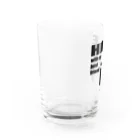 too muchの人間用のHIKE黒 Water Glass :left