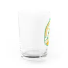 LUCHAのヘッドロックみかんジュース Water Glass :left