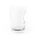 サトウユキエのハッピーインコ・セキセイアルビノ Water Glass :left