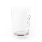 シマリス&ボタンインコのぐるぐるシマリス Water Glass :left