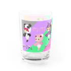 ウサネコのぷり☆全員集合 カラフル Water Glass :left