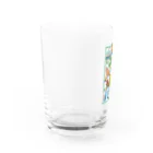 ＳＩＬＶＥＲＷＯＬＦＭＥＮmixculturedesinの2019、7月令和最初の夏・第一弾「HAPPYSUMMERDAYZ」」 Water Glass :left