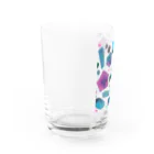 hugging love ＋《ハギング ラブ プラス》のcolour crystal Water Glass :left