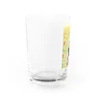 Ａｔｅｌｉｅｒ　Ｈｅｕｒｅｕｘのひまわり畑のクロ Water Glass :left