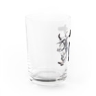 ちばっちょ【ち畳工房&猫ねこパラダイス】の猫文字２ Water Glass :left