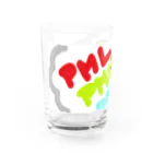 邂【サイマラショップ】逅 SUZURI店のサイマラ　サクリファイスくんグッズ Water Glass :left