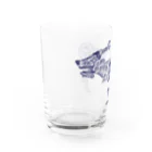 ヴンダーカンマーの鹿 Water Glass :left