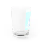 Bajeのプレゼントとフェレット 水色 Water Glass :left