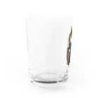 ぺちぺち工房 Pechi Pechi Atelierのクロハラハムスター Water Glass :left