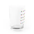 右ねじのprimary colors Water Glass :left