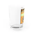 nidan-illustrationのバランス (inked fixie girl) Water Glass :left