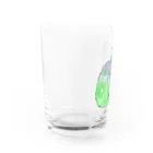 Cube屋のゼンタングルねこ③ Water Glass :left