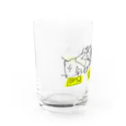 chiiise999のドイツのホームレス with 犬 Water Glass :left