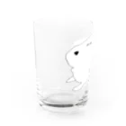 Less is moreの媚びないうさぎ Water Glass :left