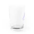 keita屋のMESARION＋ロゴ文字切り抜きVer（紫） Water Glass :left