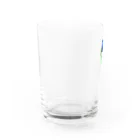 薬師神 トモミのアオイチューリップ Water Glass :left