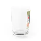 樽猫堂  安部円子のそと見る猫 Water Glass :left