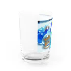 とまさんのビー玉 Water Glass :left