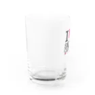 ちびきん工房のI LOVE SHURIJO Water Glass :left