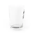 ドラキュラのうさぎの黙々とブドウ Water Glass :left