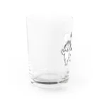 ドラキュラのうさぎのなかよし Water Glass :left