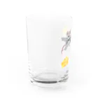 かわべしおん | イラストレーターのフィーバーねずみの予感 Water Glass :left