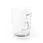 Cacao-wani（かかおわに）のにょろにょろ一族「Have a nice day!!」 Water Glass :left