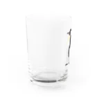 のらにゃすの皇帝ペンギン親子 Water Glass :left