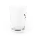 st_drop_laboratoryのカフェインの化学構造式 Water Glass :left