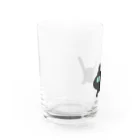 ぷっちのくろねこレグのおさんぽ Water Glass :left