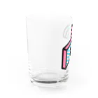 block.fmのblock.fm オフィシャルロゴグッズ Water Glass :left