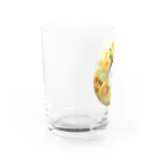 カラフルマルシェの薔薇のリース　イエロー　friendship Water Glass :left