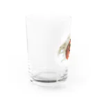 micatのおれのひまる Water Glass :left