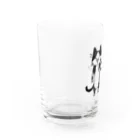 むしんちのてつなぎ猫 Water Glass :left