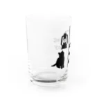 HesseのCamping with my Cat 2 Water Glass :left