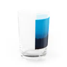 自由呑酒党の夜の田園でビールを Water Glass :left