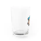 くまくま。ショップのくまくま。チョコミン党 Water Glass :left