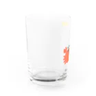えぼしのかにグラス Water Glass :left