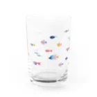 イラストレーター おおでゆかこのFish Water Glass :left