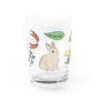 SCHINAKO'Sのチェスナットのうさぎさん Water Glass :left