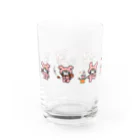 ドンナコ・ショップ　SUZURI出張店のきぐるみくん（グラス） Water Glass :left