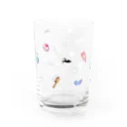 イラストレーター おおでゆかこのHappy Bath time Water Glass :left