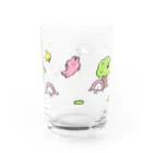 おかだひろみ の へんてこランドSHOPののんびりタイム Water Glass :left