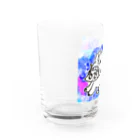 みおげのダイナそーグラス //宇宙旅行とりけらちゃん Water Glass :left