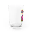 ねこのLAPHCONESSのサイケデリックなラフ子ネス Water Glass :left