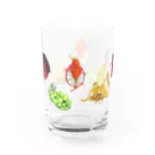 檸檬飴のクレステッドゲッコー×フルーツ盛り合わせ Water Glass :left