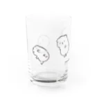 mugiのポップコーンジャンプモルモット Water Glass :left