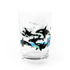 SHIZRUのSUZURIのシャチ（女子会） Water Glass :left